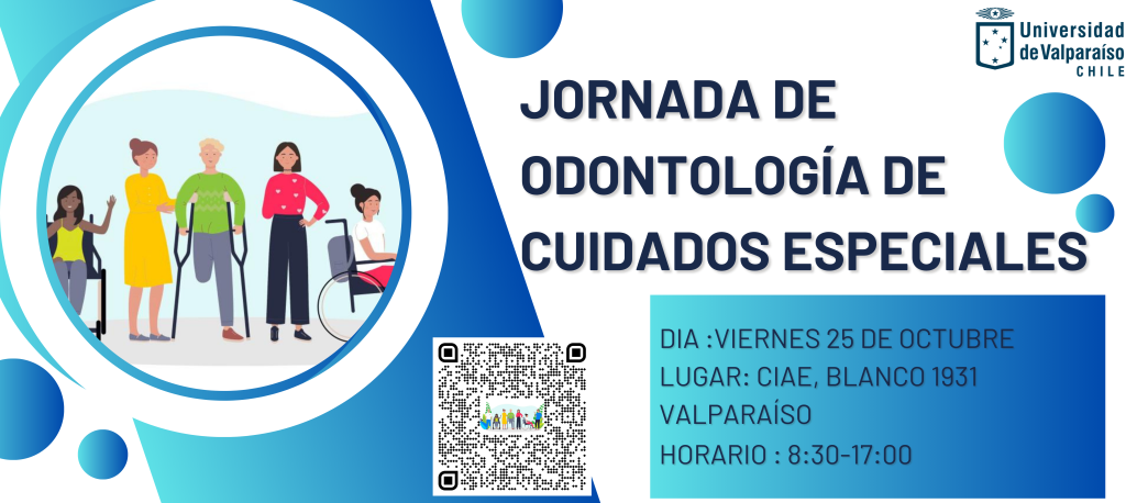 Banner Jornada de Odontología de Cuidados Especiales 2024 - Universidad de Valparaiso